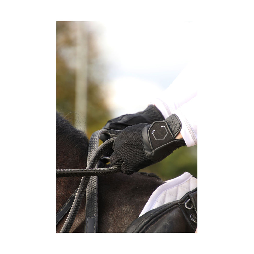 Coldstream Blakelaw Diamante Riding Gloves. BLACK OR NAVY